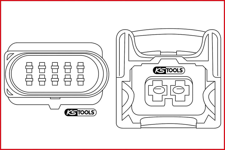 KS Tools 154.0015 Universal Kabel-Entriegelungswerkzeug-Satz, 3-teilig
