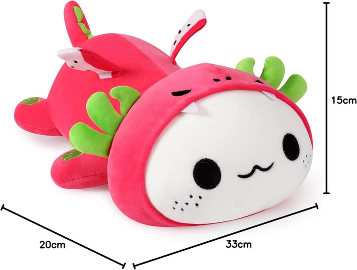 shownicer Plüschtier Axolotl Kuscheltier Stofftier Kawaii Axolotl Plüsch, Axolotl Plüschkissen Spiel