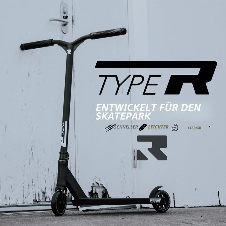 Root Industries Unisex – Erwachsene Type R Scooter Einheitsgrösse Matte Black, Einheitsgrösse Matte