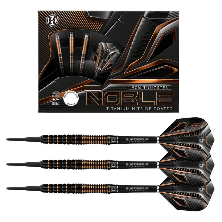 Harrows Soft Darts Noble 90% Tungsten Softtip Dart Softdart Hochwertiger Tungsten Dart mit Schäften