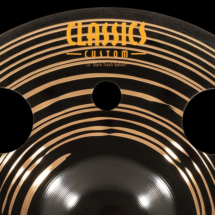 Meinl Cymbals Classics Custom Dark Trash Splash 12 Zoll (Video) Schlagzeug Becken (30,48cm) B12 Bron
