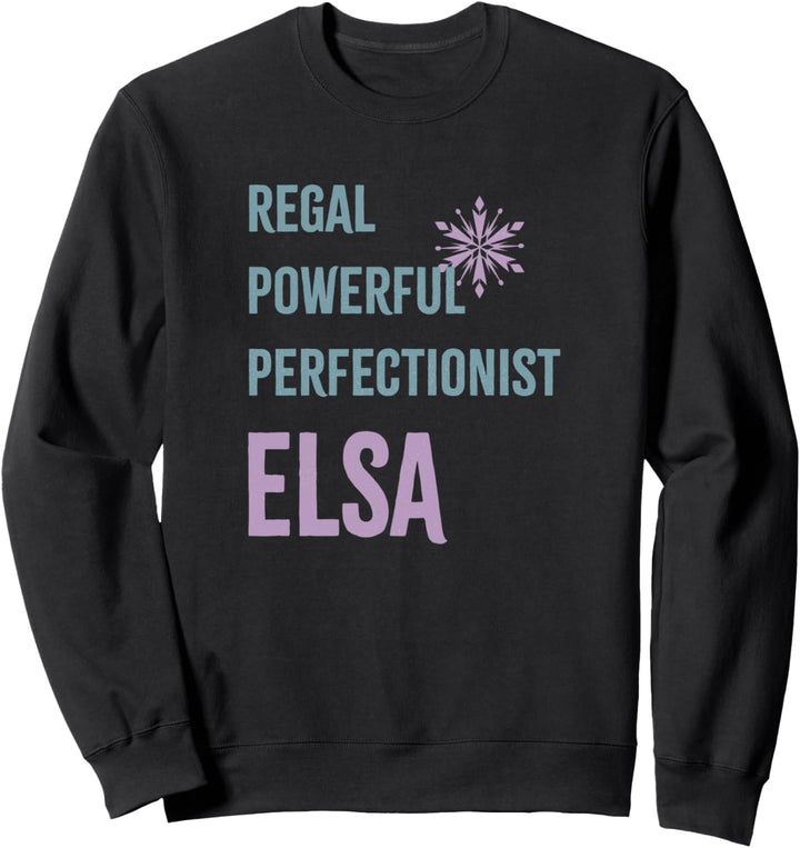 Disney Frozen 2 Elsa Regal Powerful Perfectionist Sweatshirt