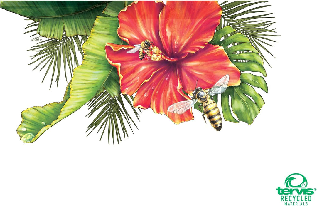 Tervis Isolierter Trinkbecher, recycelt, 473 ml, Hummeln und Hibiskus 16 Ounce Hummeln & Hibiskus, 1