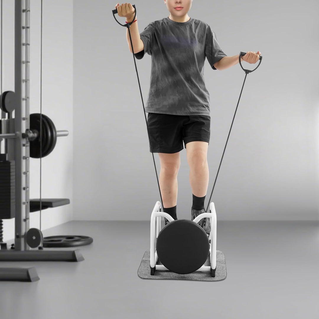 2 In 1 Hüfttwister &amp; Stepper für Zuhause Testsieger Bis 150KG Mini Stepper mit LCD Display, 2 Widers