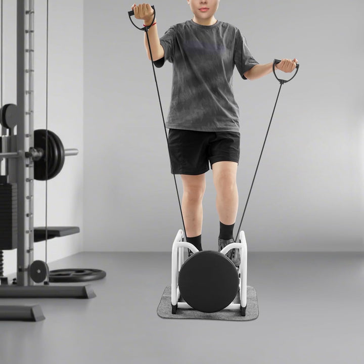 2 In 1 Hüfttwister &amp; Stepper für Zuhause Testsieger Bis 150KG Mini Stepper mit LCD Display, 2 Widers