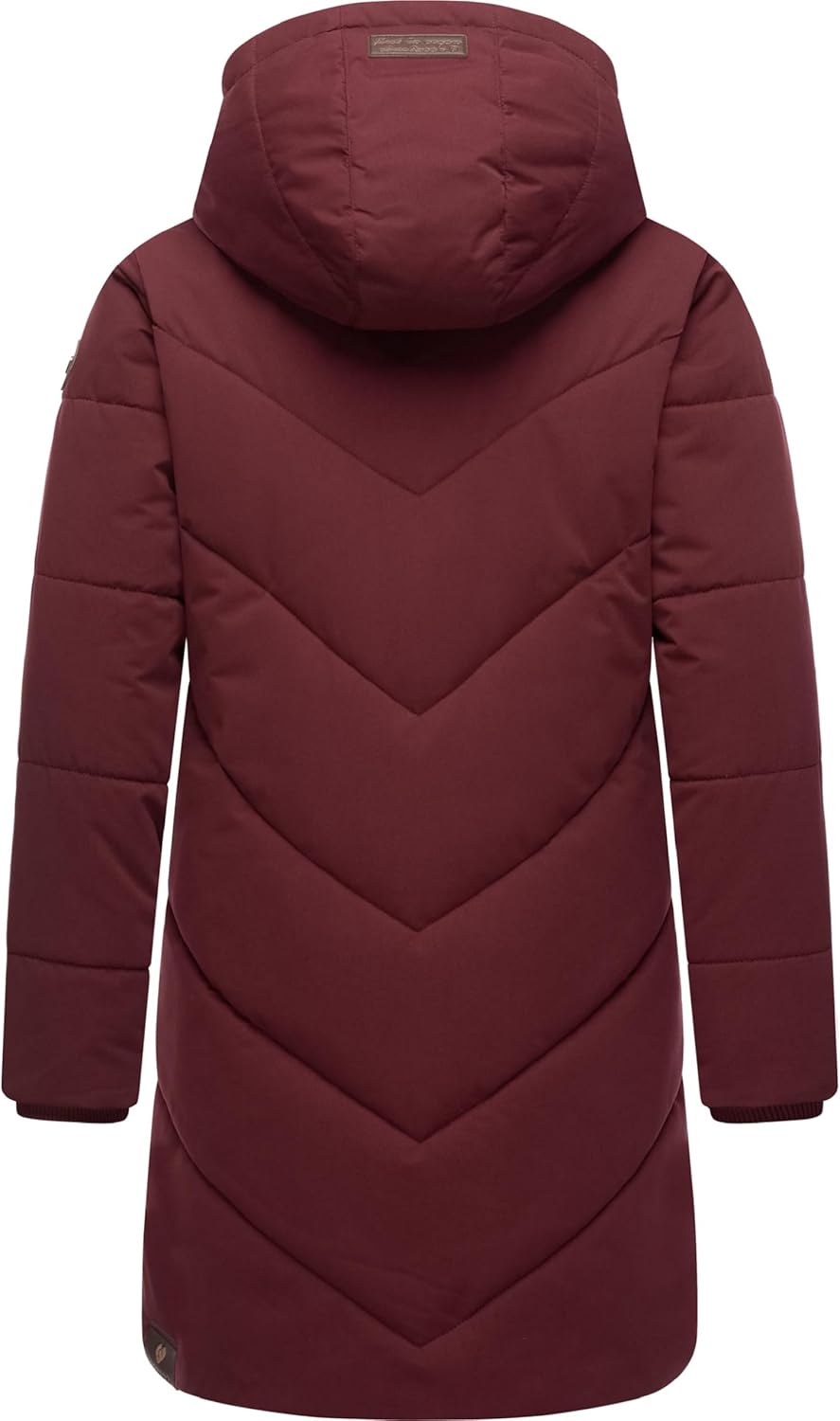 Ragwear Kinder Mädchen Warmer Winter Steppmantel mit Kapuze Rebbie 128-170 170 Wine Red23, 170 Wine