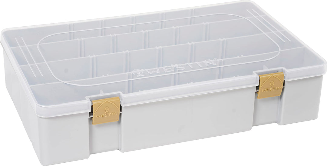 Westin W3 Tackle Box 36x22,5x8cm - Angelbox für Köder, Köderbox zum Spinnangeln, Tacklebox zum Raubf