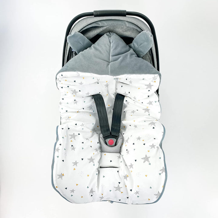 Baby Fusssack für Babyschale leicht dünn ganzjährig Übergang Frühling, Babyfusssack Übergang Frühlin