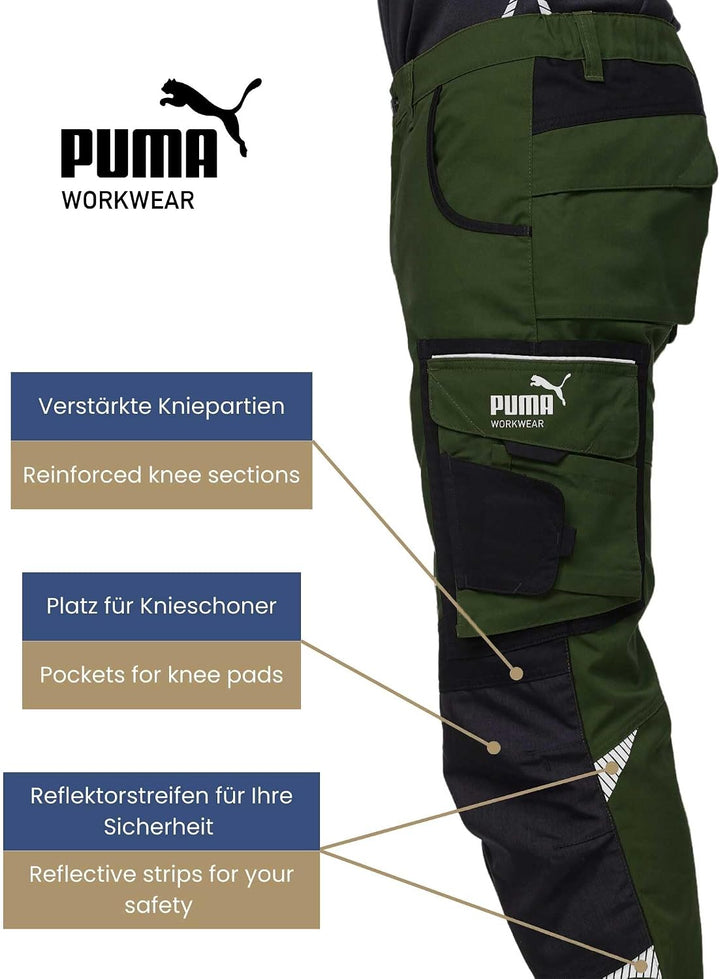 Puma Workwear Precision X - Arbeitshose Herren - Premium Arbeitskleidung mit vielen Taschen und vers