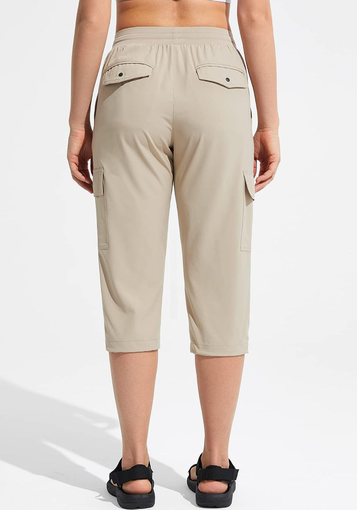 MOCOLY Damen Leichte Atmungsaktive Wanderhose Trekkinghose Outdoor wasserdichte Cargo Hose Kletterho