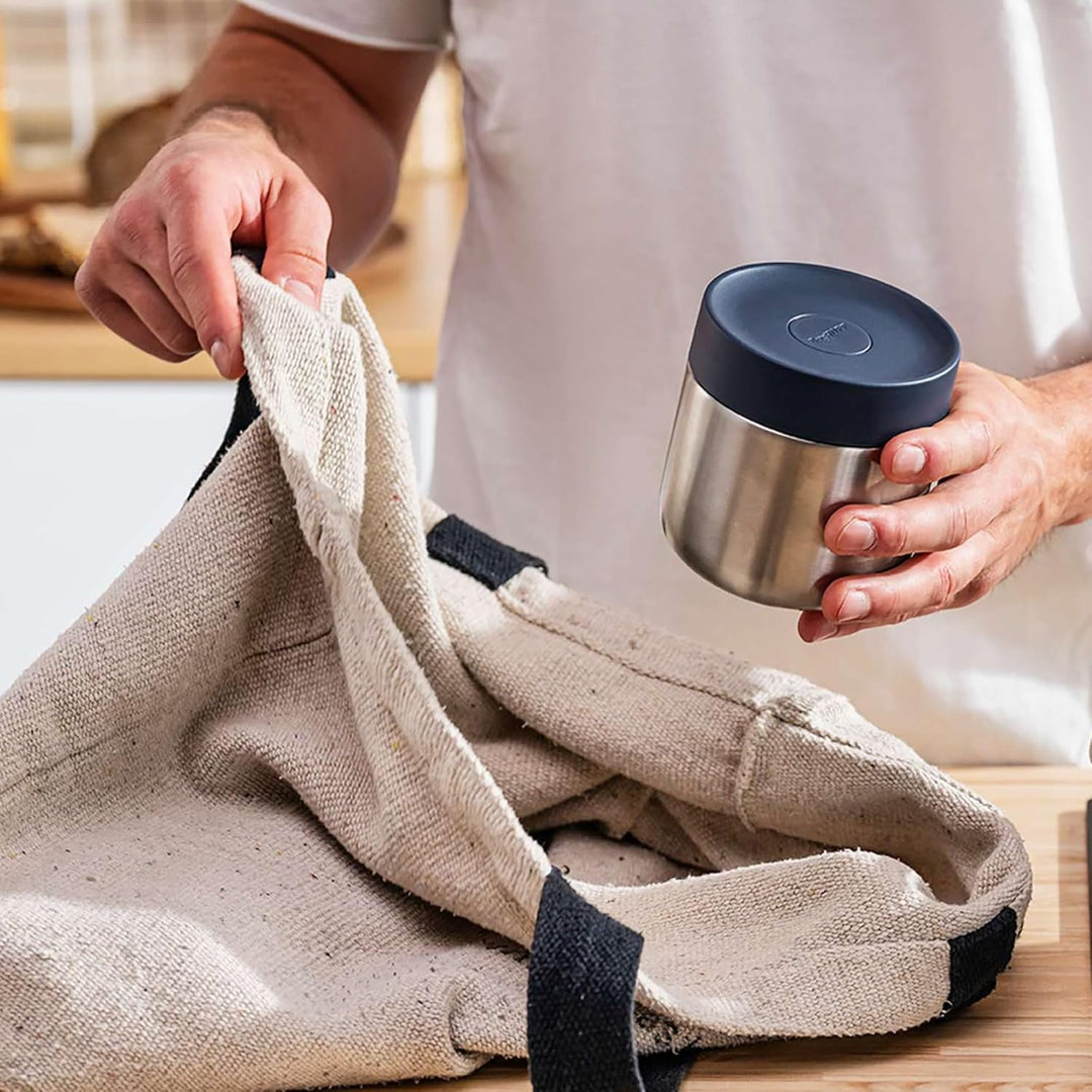 Berghoff Home Thermobehälter für Essen – 0,35L – Edelstahl Warmhaltebehälter – Thermobecher für Getr