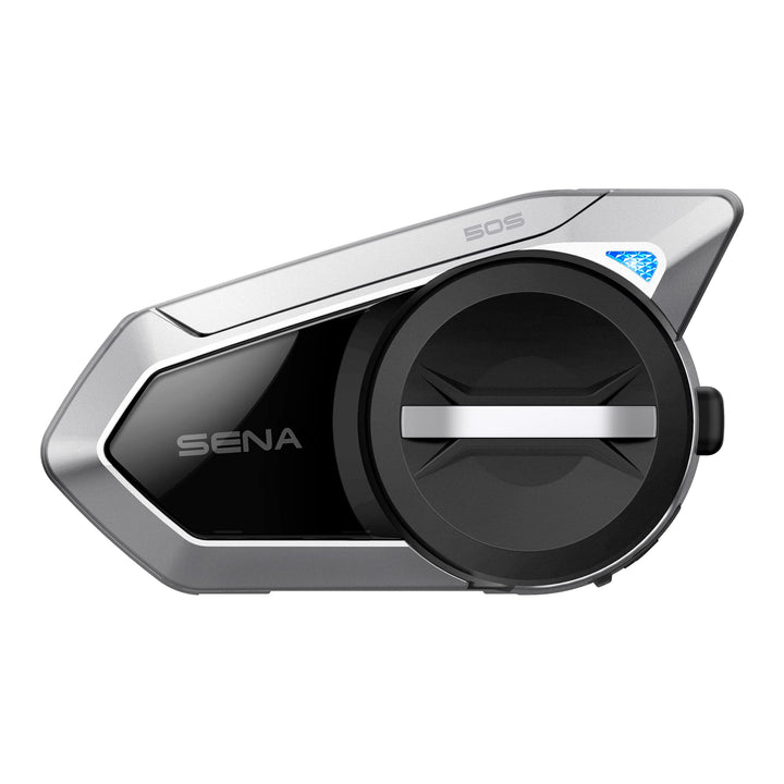 Sena 50S Motorrad Bluetooth Headset mit Drehrad und Sound by Harman Kardon, integriertem Mesh Interc