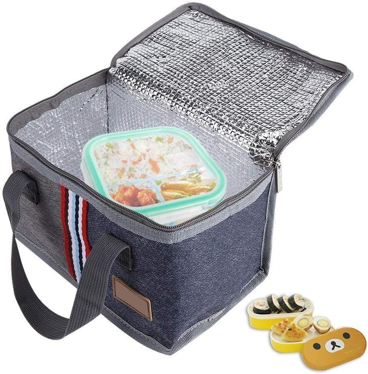 Lunch Tasche, isolierte Tragbare Kühltasche mit Wärmeisolierung für Picknick, Schule, Arbeit, Outdoo