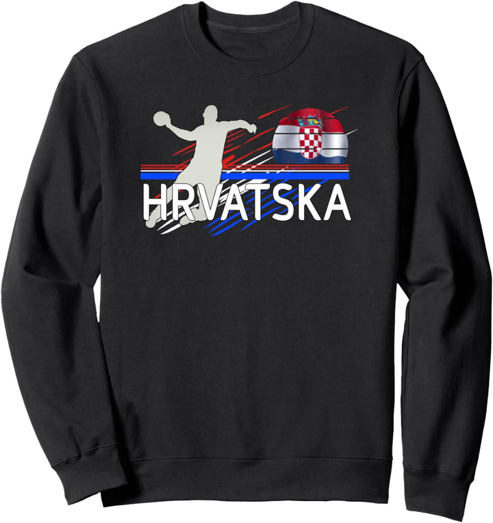 Handball Hrvatska Kroatien Rukomet Sweatshirt