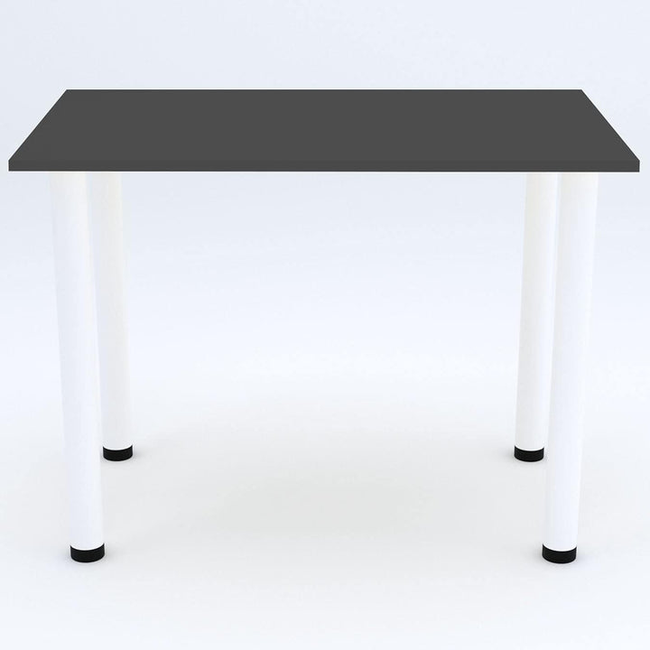 AKKE 70x40 | Esszimmertisch - Esstisch - Tisch mit weissen Beinen - Küchentisch - Bürotisch | ANTHRA