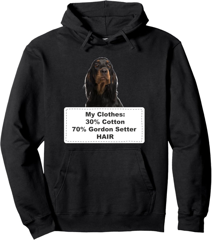 Funny Shedding Dog Gordon Setter Pullover Hoodie