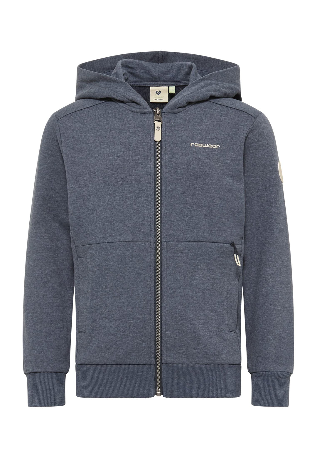 Ragwear Axell Organic Jungen Sweatjacke mit Kapuze Sweat Strickjacke Cardigan Übergangsjacke Jacke S