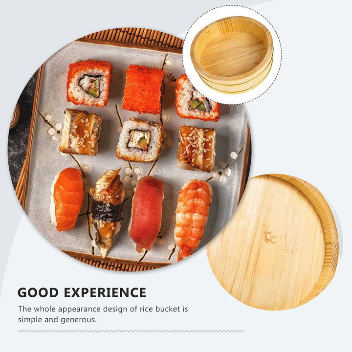 Housoutil Holz Sushi Reisschale Hangiri Sushi Oke Sushi Reis Mischung Wanne Food Storage Eimer Eimer