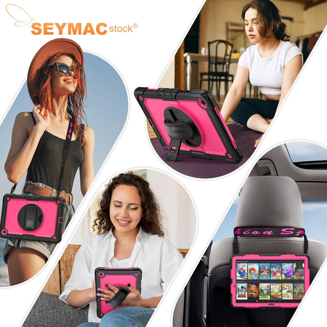 SEYMAC stock Hülle für Samsung Galaxy Tab A11+ Plus/A9+ Plus 11 Zoll 2025/2023, Stossfeste Hülle mit