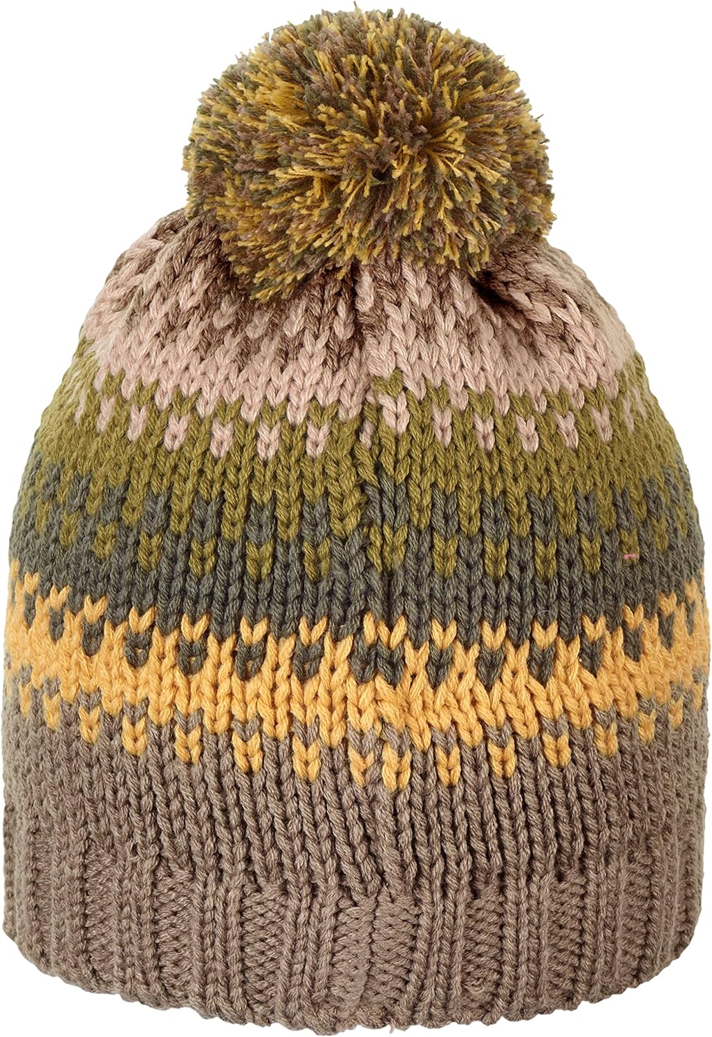 Sterntaler Baby - Jungen Mütze Bommelstrickmütze Farbverlauf 51 braun, 51 braun