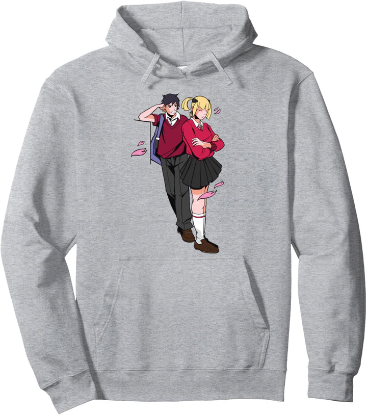 Anime-Paar Flirten Pullover Hoodie