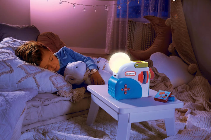 little tikes Story Dream Machine Starter-Set mit 3 klassischen Märchen – Licht-, Ton- und Audioproje