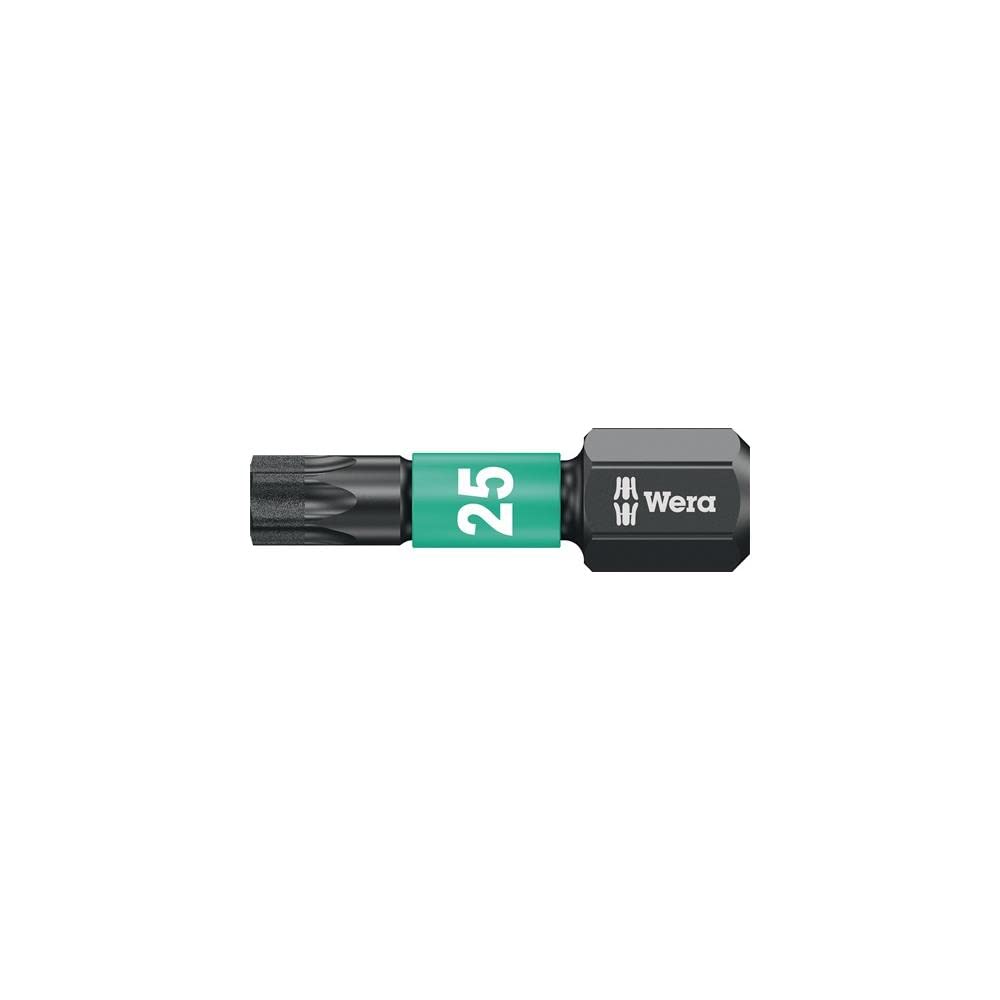 Wera Impaktor Bit für Torx, 1/4 Zoll C 6,3 Set, Torx-Profil: TX25 10 Stk