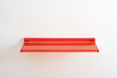 Kartell Shelfish, Orange Dark, 15 x 4 x 45 cm Arancione Tangerine, Arancione Tangerine
