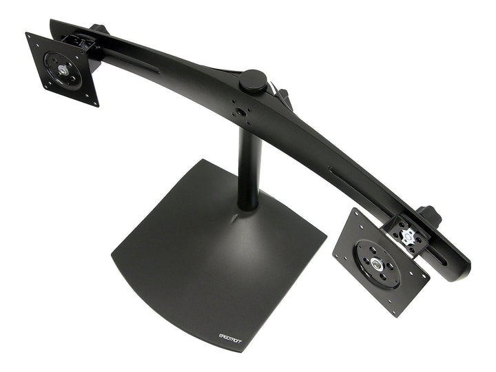 Ergotron DS100 Standfuss für 2x 61 cm (24 Zoll) Monitor, Schwarz 2 Monitore horizontal, 2 Monitore h