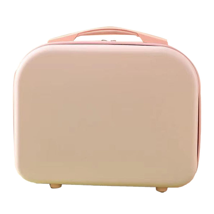 Kosmetikkoffer Hartschale 14 Zoll, Beautycase mit Gummiband &amp; Netzfach, grosser Reise Make up Koffer