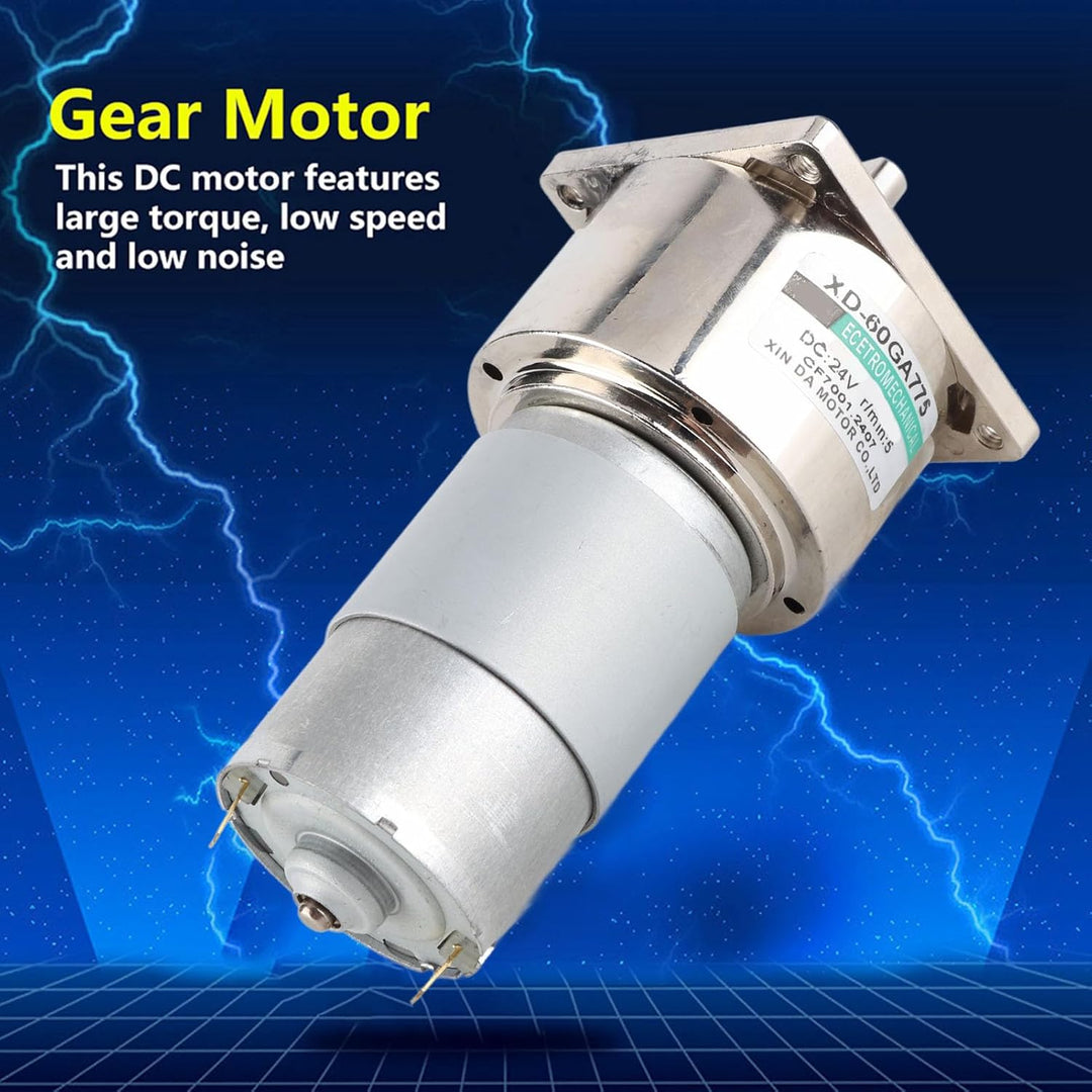 DC12V / 24V 35W Mini-DC-Getriebemotor , industrielle Automatisierung Getriebemotoren Metall Geschwin