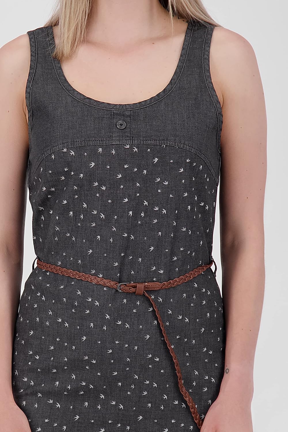 ALIFE and Kickin DoiaAK B Dress M Black Denim, M Black Denim