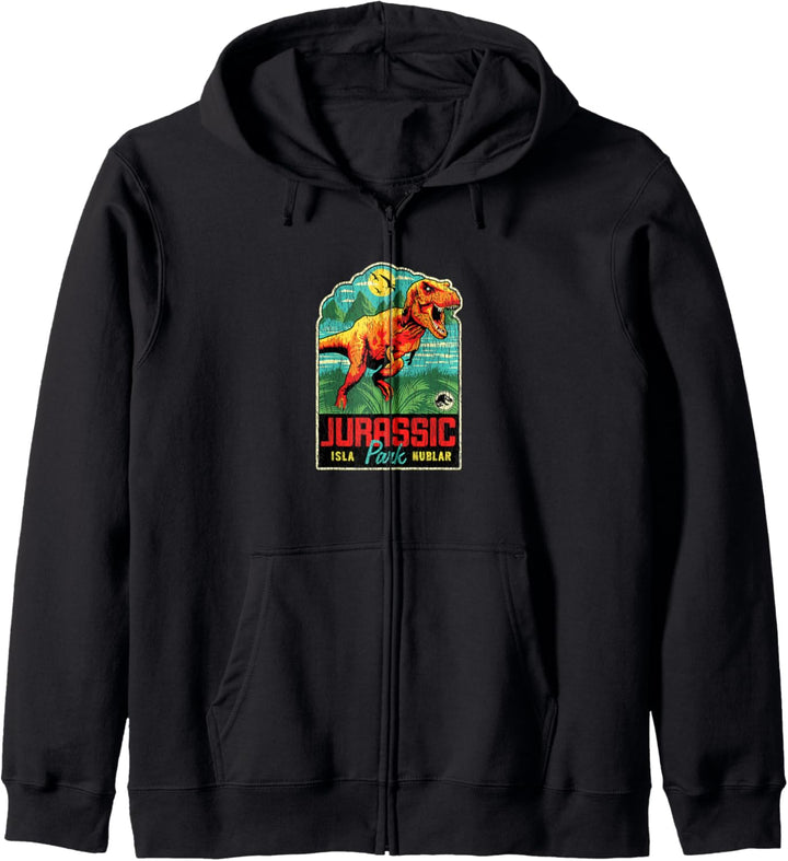 Jurassic Park T-Rex Roaring Gift Shop Decal Kapuzenjacke