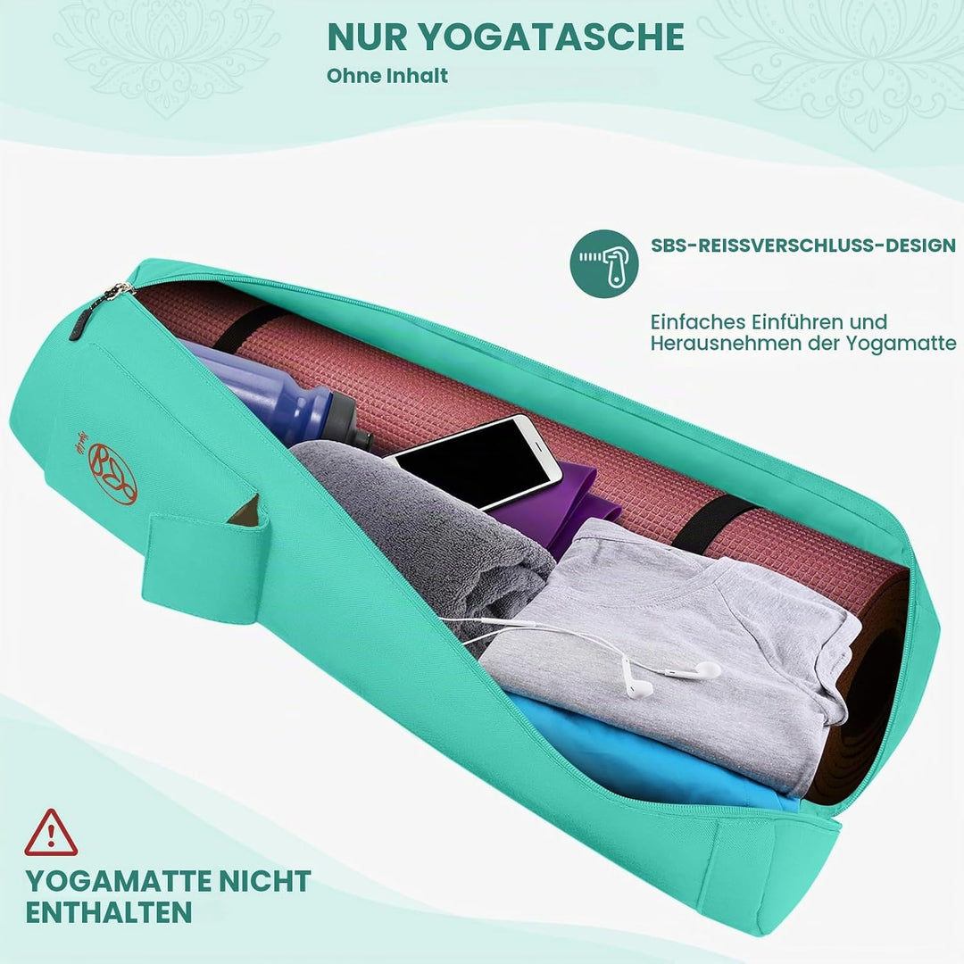 Gonex Yogatasche, Yogamatte Tasche Durchgehender Reissverschluss für Robuste wasserdichte Yogamatten