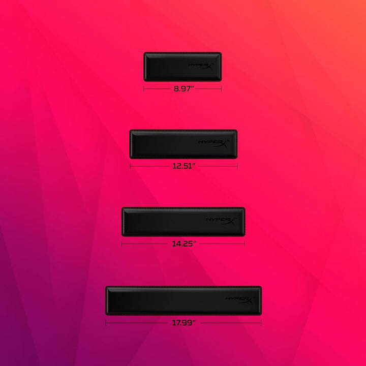 HyperX Ergonomisch, Wrist Rest Pad, Gummi, Schwarz Single, Single