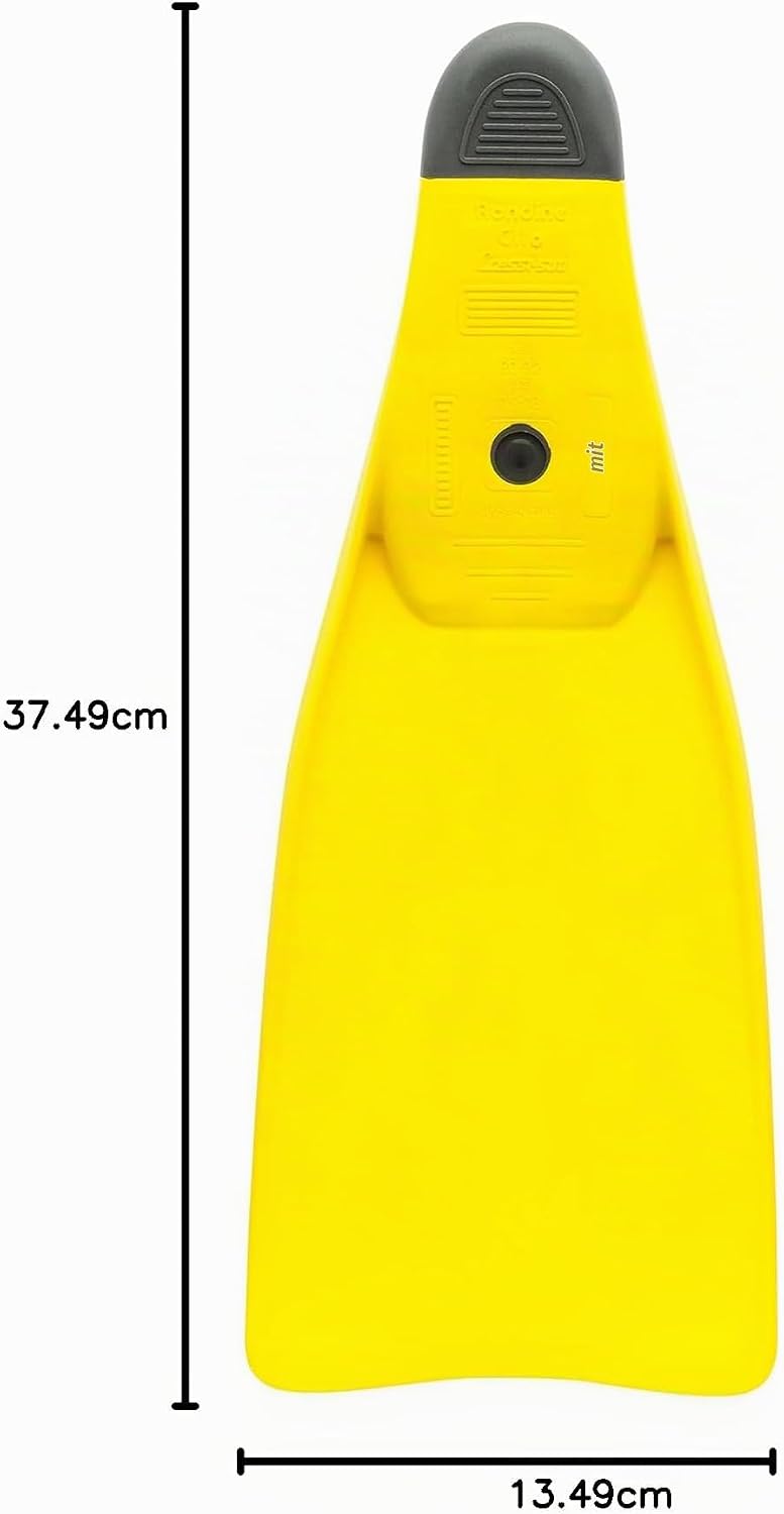 Cressi Clio zum Flossen Schwimmen, Apnoe und Schnorcheln 27/29 Gelb, 27/29 Gelb
