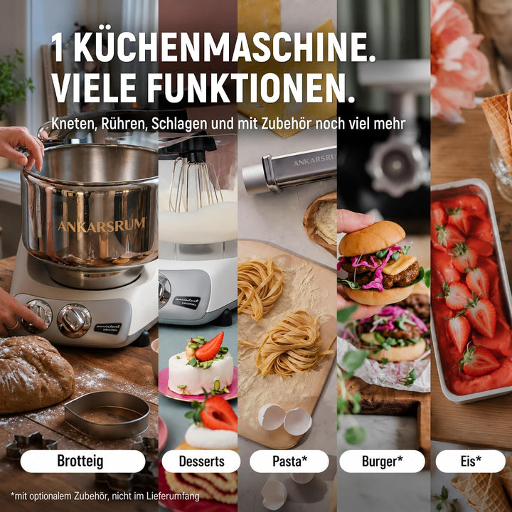 Ankarsrum Assistent Original 6230 Küchenmaschine, Cloudy Pink, Cloudy Pink