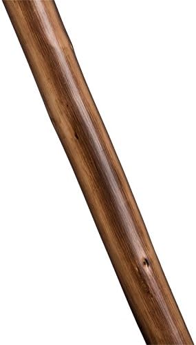 Stock-Fachmann Wanderstock Naturwurzel geflammt mit Lederschlaufe 110.0