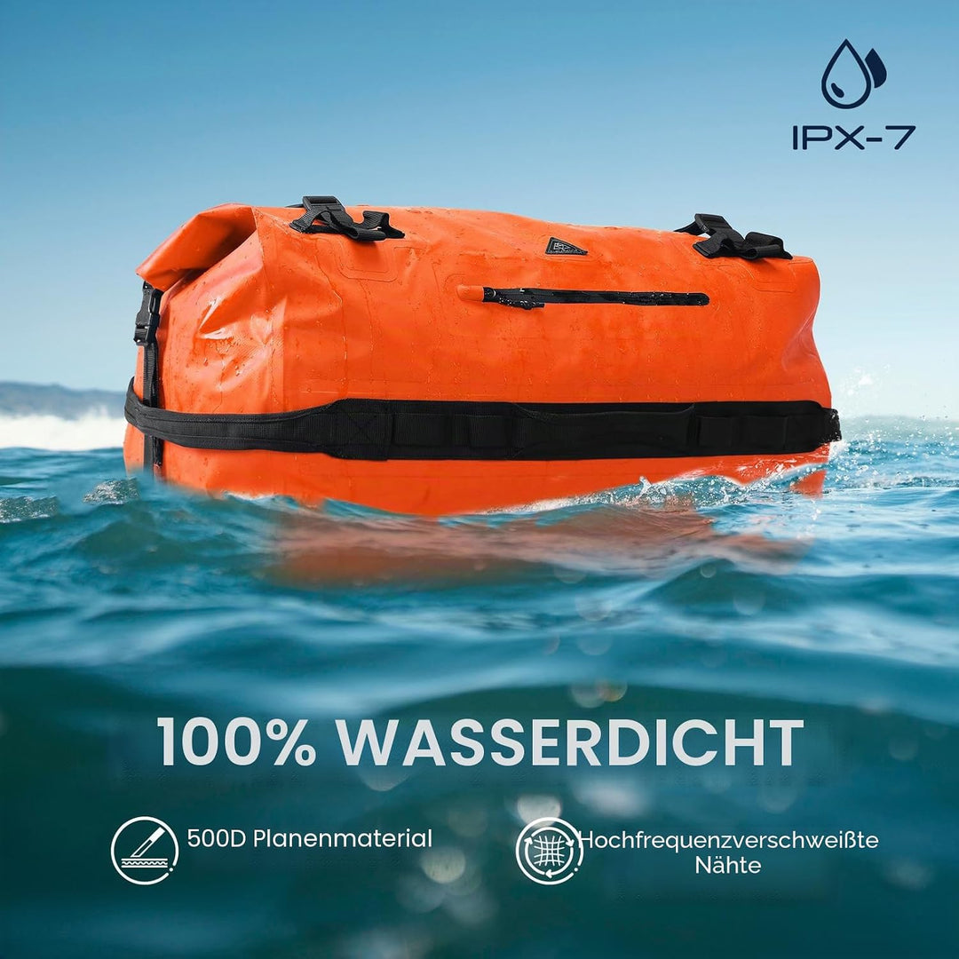 Haimont wasserdichter Rucksack, vielseitig wasserdicht Tasche, Dry Bag komfortabel, RollTop, Strand,