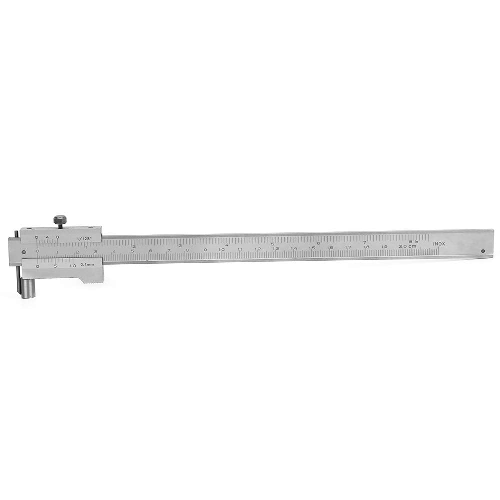 Anti-Impact-Messschieber, Edelstahl 0,1 Mm Verschleissfester Paralleler Messschieber, für Anreissmes