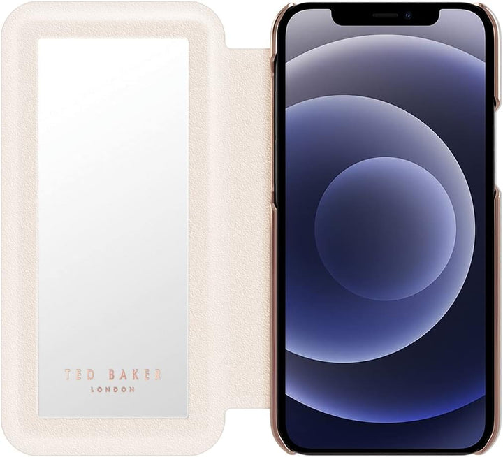 Ted Baker Schutzhülle für iPhone 13 Pro, verspiegelt, Salbeigrün