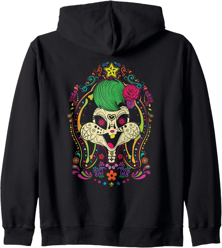 Looney Tunes Dia De Los Muertos Lola Bunny Halloween Kapuzenjacke