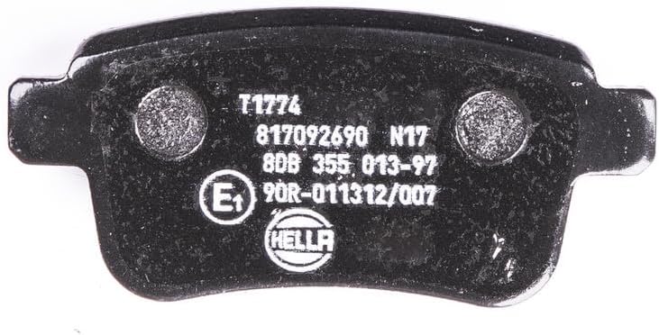 HELLA PAGID 8DB 355 013-971 Bremsbelagsatz - T1774 - Dicke/Stärke: 15.3mm - Bremssystem: TRW - nicht