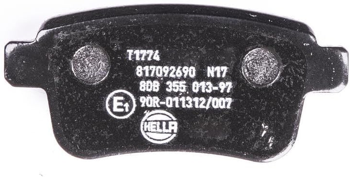 HELLA PAGID 8DB 355 013-971 Bremsbelagsatz - T1774 - Dicke/Stärke: 15.3mm - Bremssystem: TRW - nicht