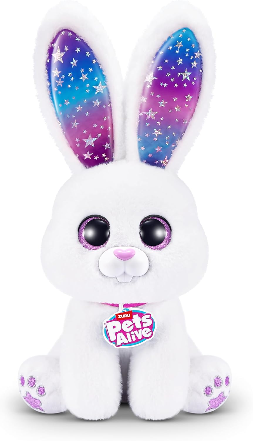 Pets Alive Magic Bunnies von ZURU Elektronisches Kuschelspielzeug Auspacken Überraschung Interaktiv