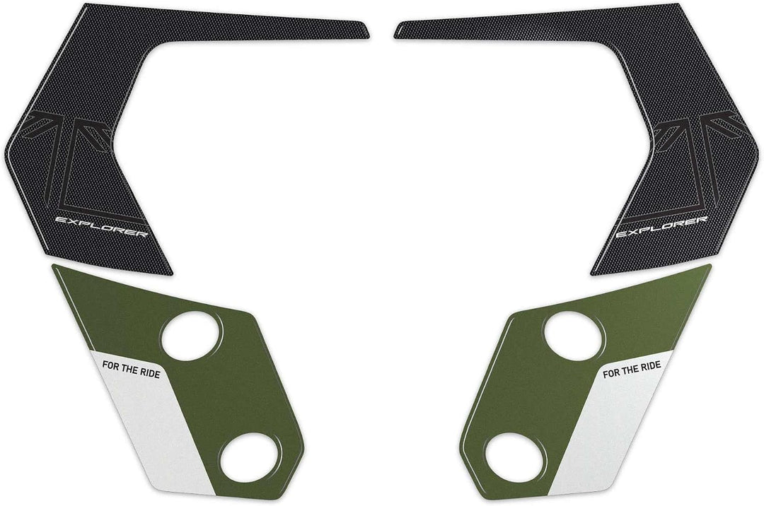 labelbike - 3D Harz Aufkleber Motorrad Schutzbleche kompatibel mit Triumph Tiger 1200 Rally Explorer