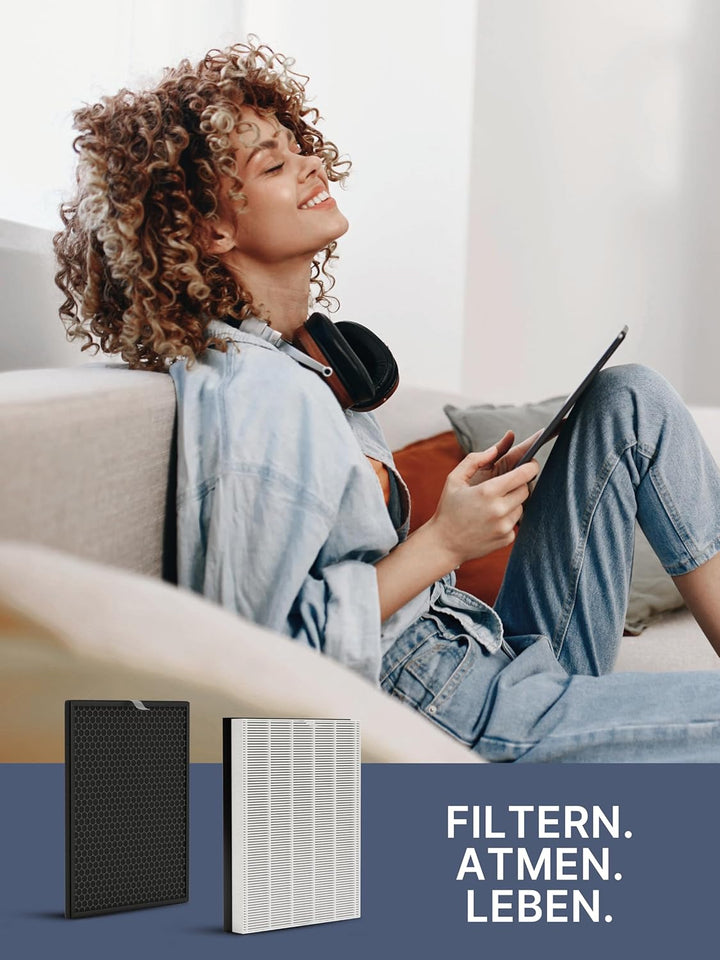 Comedes Filter-Set für Philips AC2889, AC2887, AC2882 & AC3829 Luftreiniger, einsetzbar statt Philip