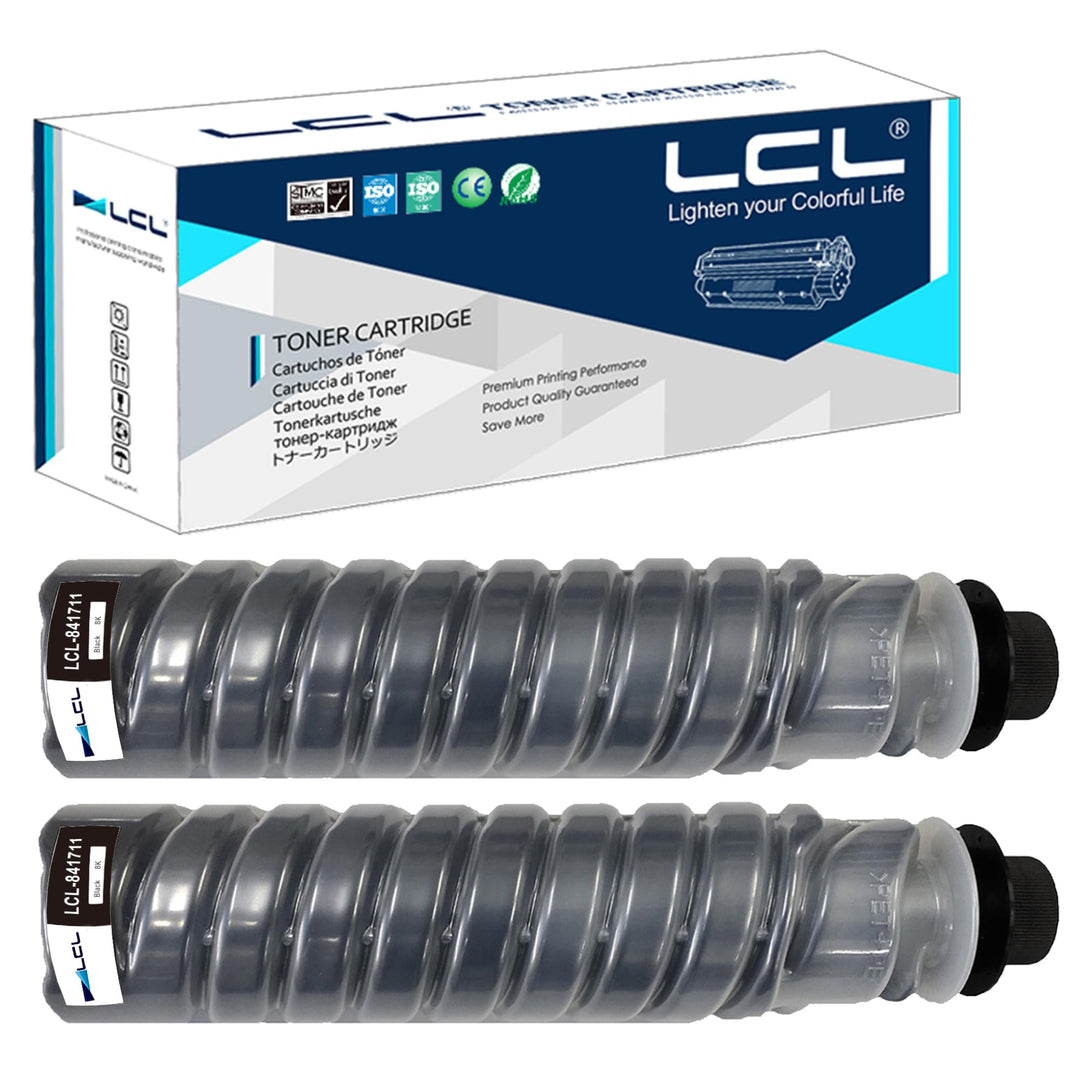 LCL Kompatibel Tonerkartusche 841711 841913 MP 301 SPF MP301E (2Schwarz) Ersatz für Ricoh MP 301SP 3