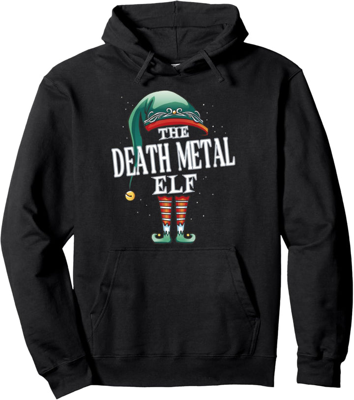 Death Metal Elf Wichtel Gnome Elfen Weihnachten Pullover Hoodie