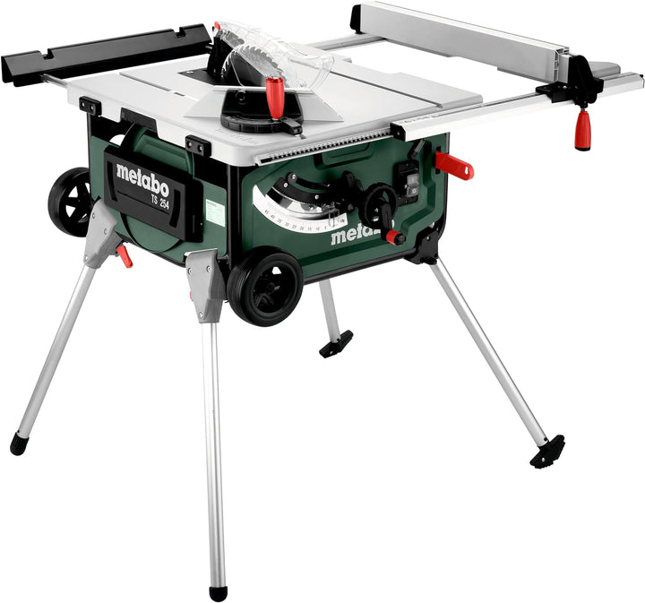 Metabo Tischkreissäge TS 254 (600668000) im Karton mit Untergestell und Trolleyfunktion (Max. Schnit